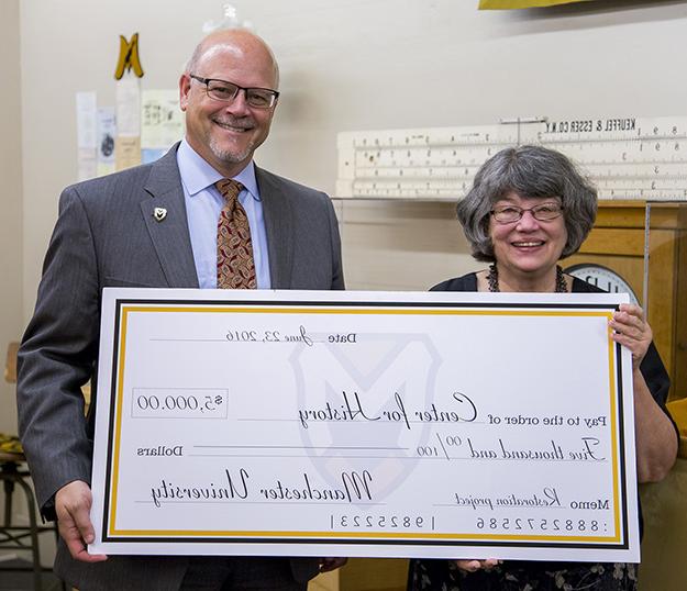 Check presentation at the Center for History